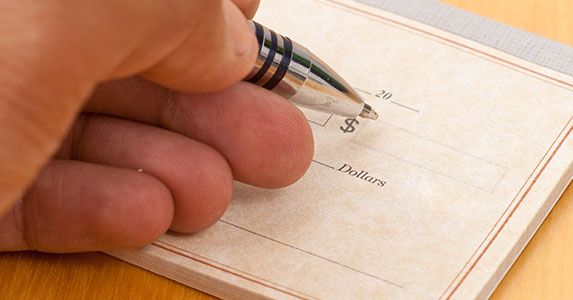 Bank checks and the legal aspects of dealing with their violations