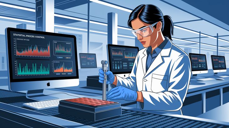 Statistical control of production quality