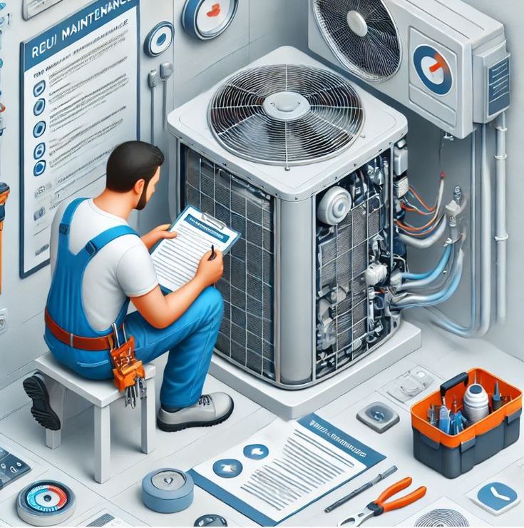 HVAC equipment maintenance and testing